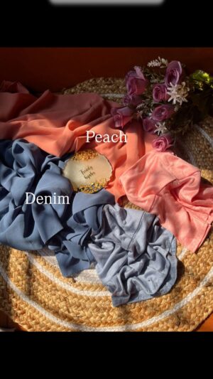 Premium Plain Instant Hijab – Signature Colour Collection (Cap Attached)