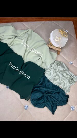 Premium Plain Instant Hijab – Elegant Colour Series (Cap Attached)