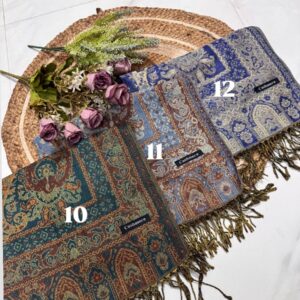 Pashmina shawl (dark shades)