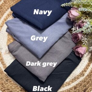 Classic Elegance Ribbed Hijab