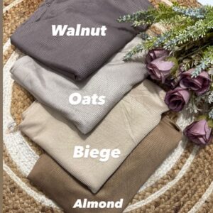 Earth Tone Ribbed Hijab