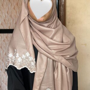 Rose Pink Shimmer Cotton Hijab