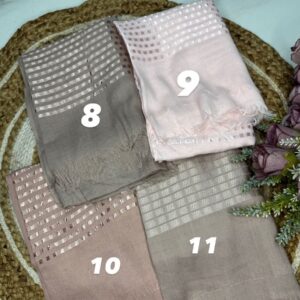 Soft Pastel Stripe Hijab Collection