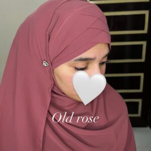 Criss Cross Instant Hijab – Old Rose - Old Rose
