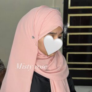 Criss Cross Instant Hijab – Old Rose - Misty Rose