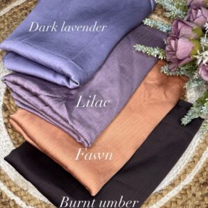 Muna Satin Hijab Collection - Fawn