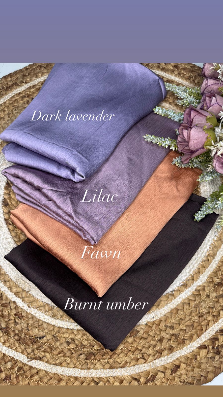 Muna Satin Hijab – Ocean Breeze Collection - Image 2
