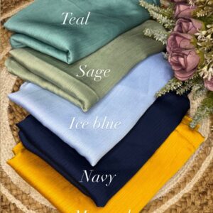 Muna Satin Hijab – Ocean Breeze Collection