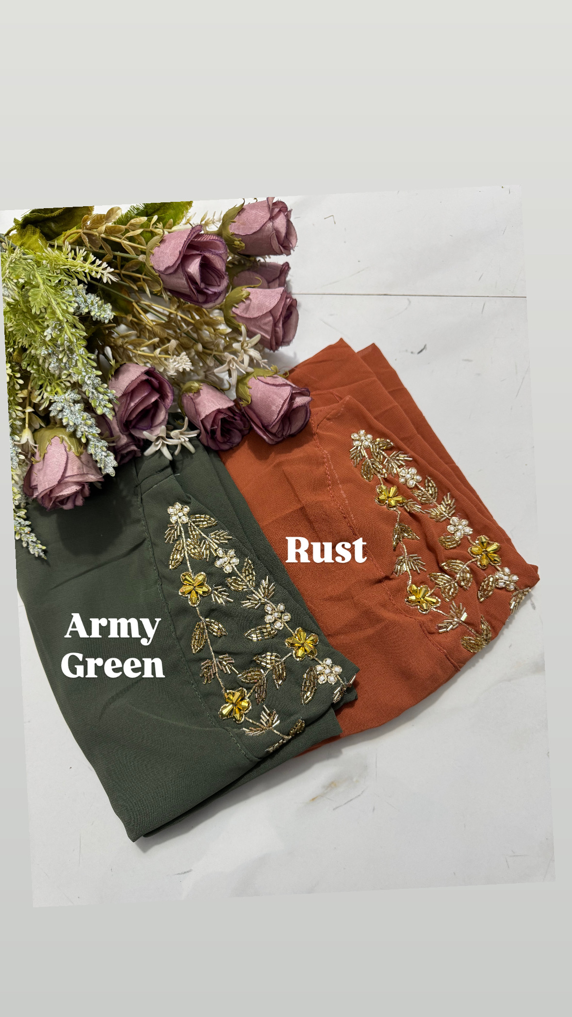 Zardozi work bridal instant hijabs - Image 5